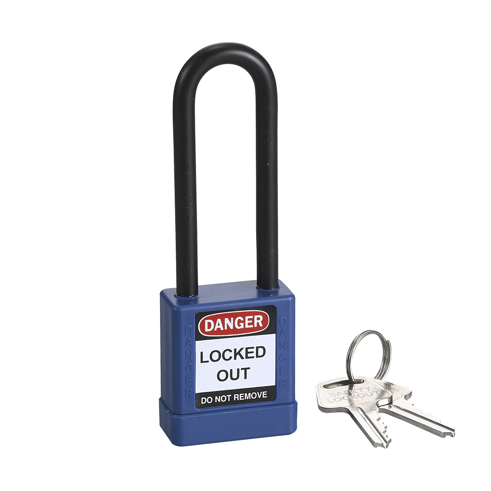 قفل أمان صناعي علوي 76 مم بأقفال قفل أمان ABS مع مفتاح