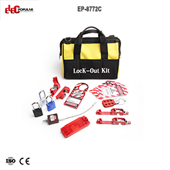 مجموعة أدوات قفل الأمان الكسارة Tagout Loto Kit